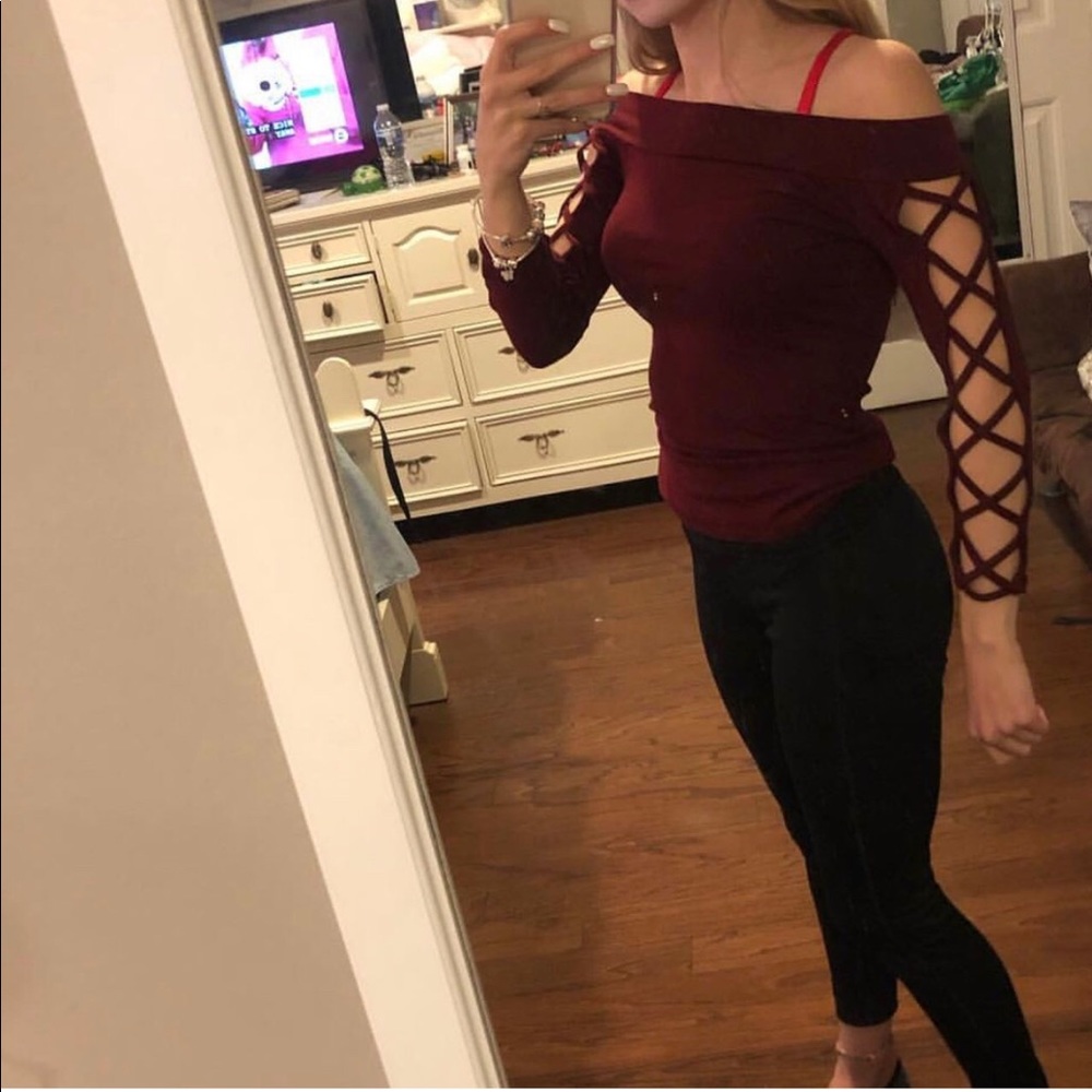 off the shoulder top